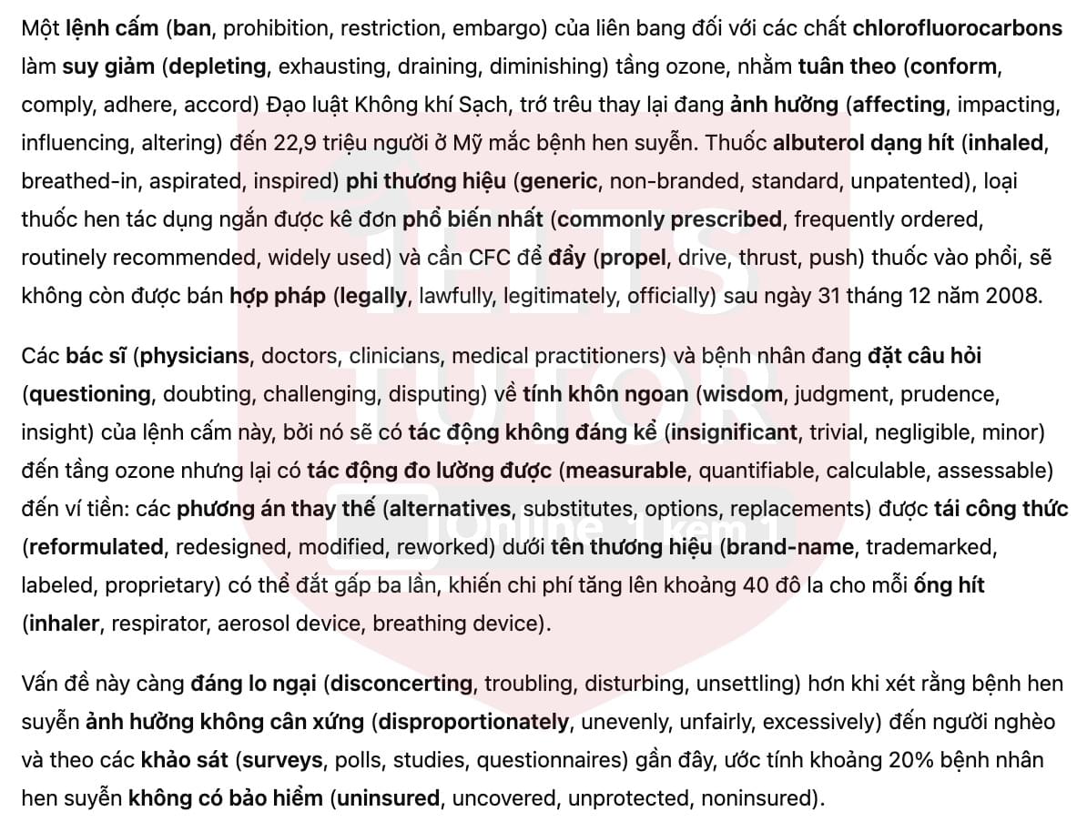 🔥Changes in Air Answers with location - Đề thi thật IELTS READING- Làm bài online format computer-based, kèm đáp án, dịch & giải thích từ vựng - cấu trúc ngữ pháp khó