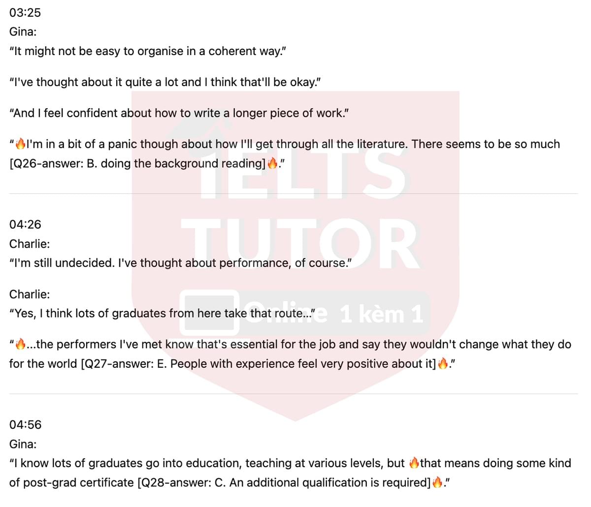 Feedback on second year of Performance Arts Course