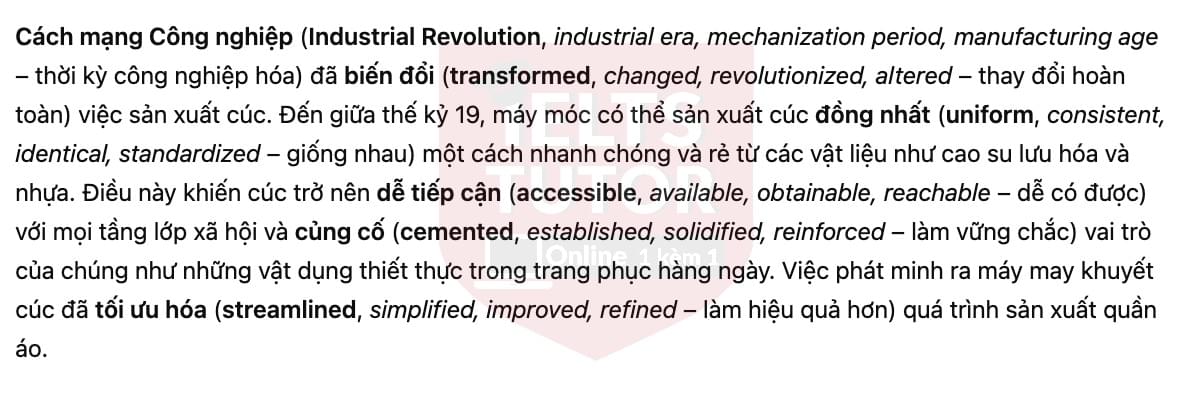 🔥The Development of Buttons in Europe Answers with location - Đề luyện tập IELTS READING- Làm bài online format computer-based, kèm đáp án, dịch & giải thích từ vựng - cấu trúc ngữ pháp khó