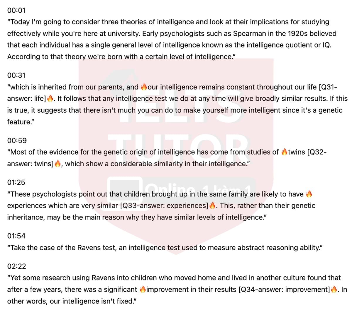 Theories of Intelligence