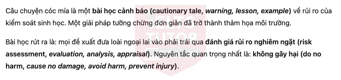 🔥Australia's cane toad problem Answers with location - Đề luyện tập IELTS READING- Làm bài online format computer-based, kèm đáp án, dịch & giải thích từ vựng - cấu trúc ngữ pháp khó