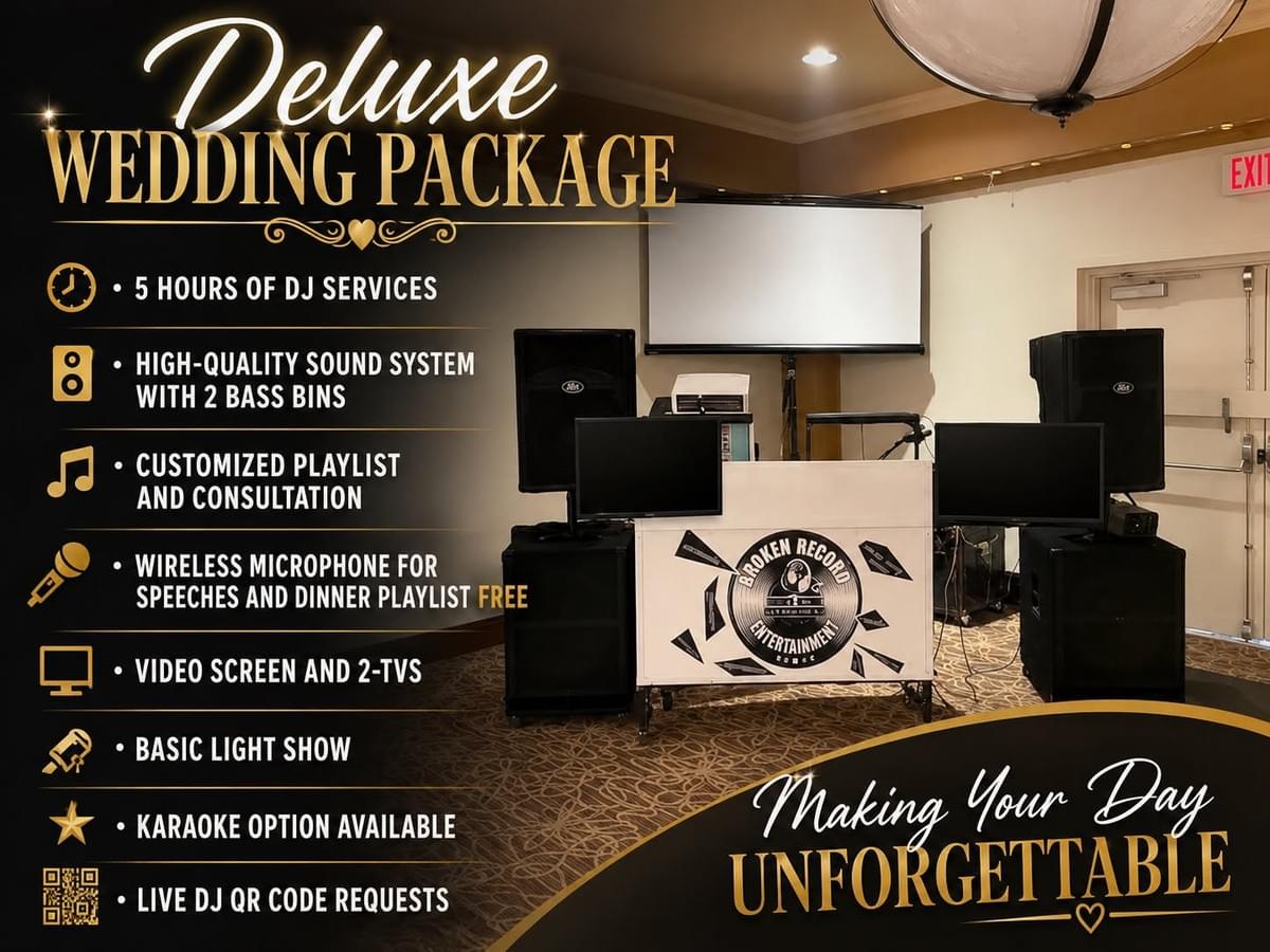 Make your special day unforgettable with our wedding DJ services. We work closely with couples to curate a personalized playlist that captures their unique love story and creates memorable moments on the dance floor. Weddings What We Offer DJ services Corporate private Club Wedding