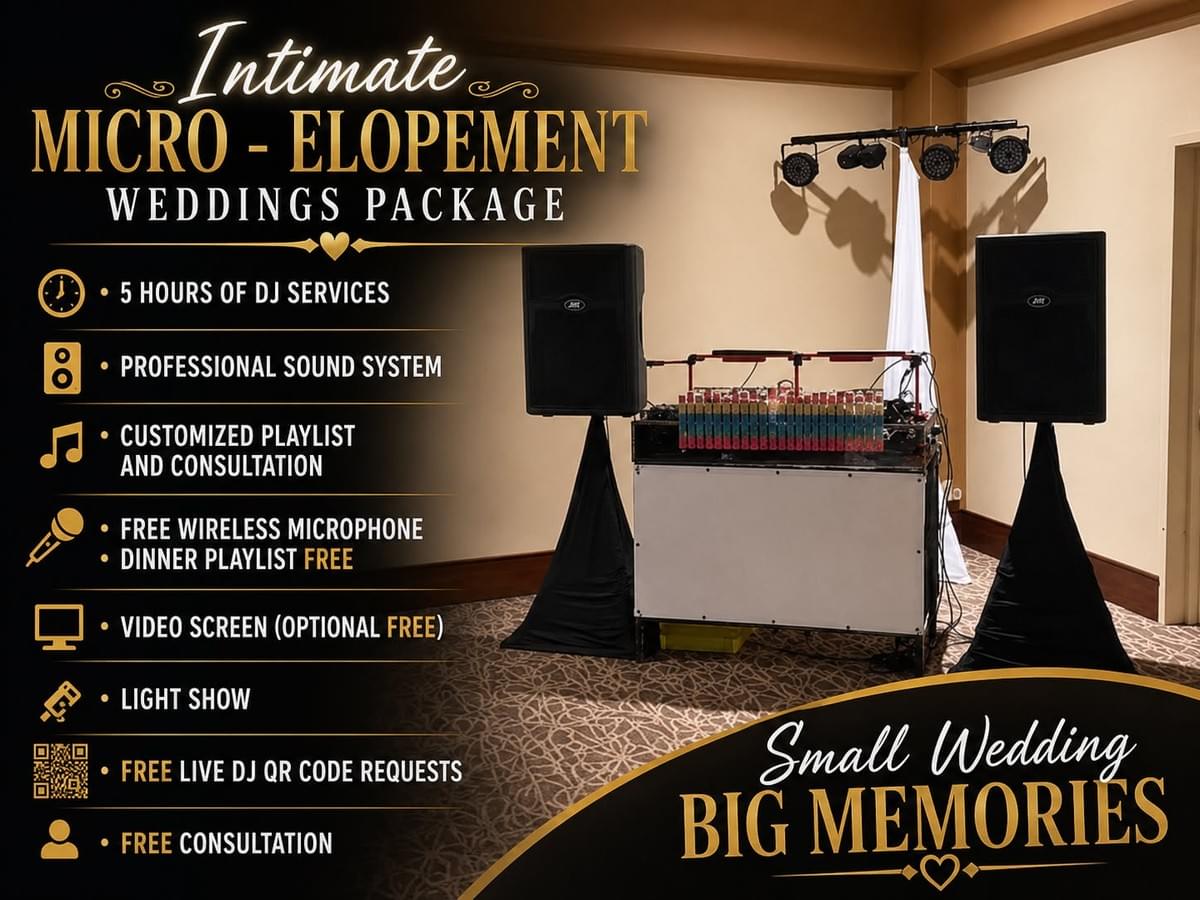 Make your special day unforgettable with our wedding DJ services. We work closely with couples to curate a personalized playlist that captures their unique love story and creates memorable moments on the dance floor. Weddings What We Offer DJ services Corporate private Club Wedding
