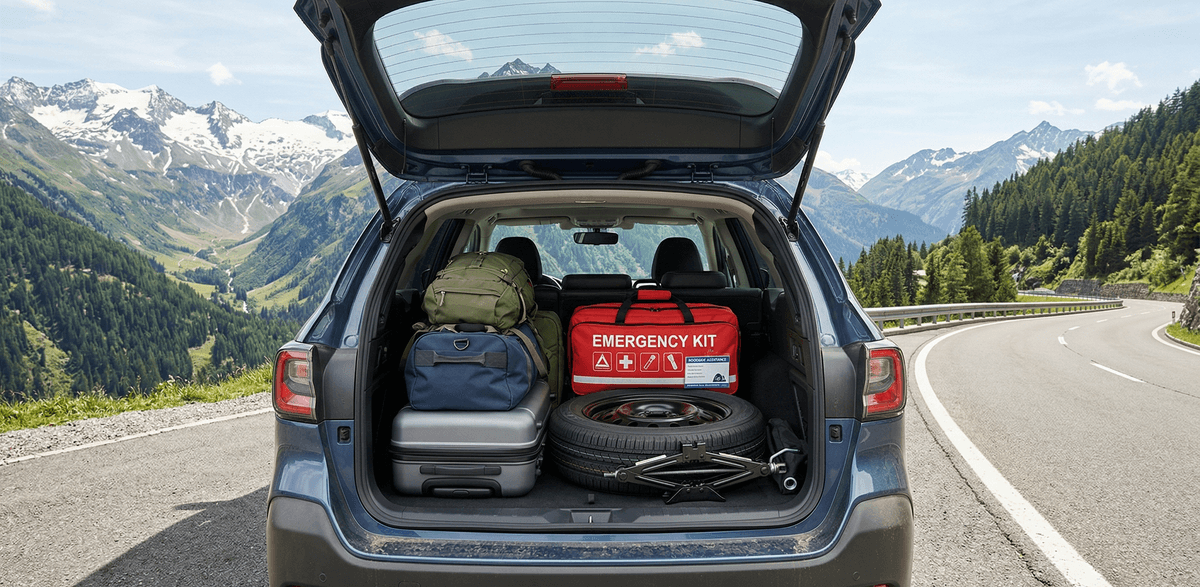 kontrola samochodu przed długą podróżą