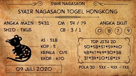 Syair Hk Kamis 09 Juli 2020 - Togel Hongkong