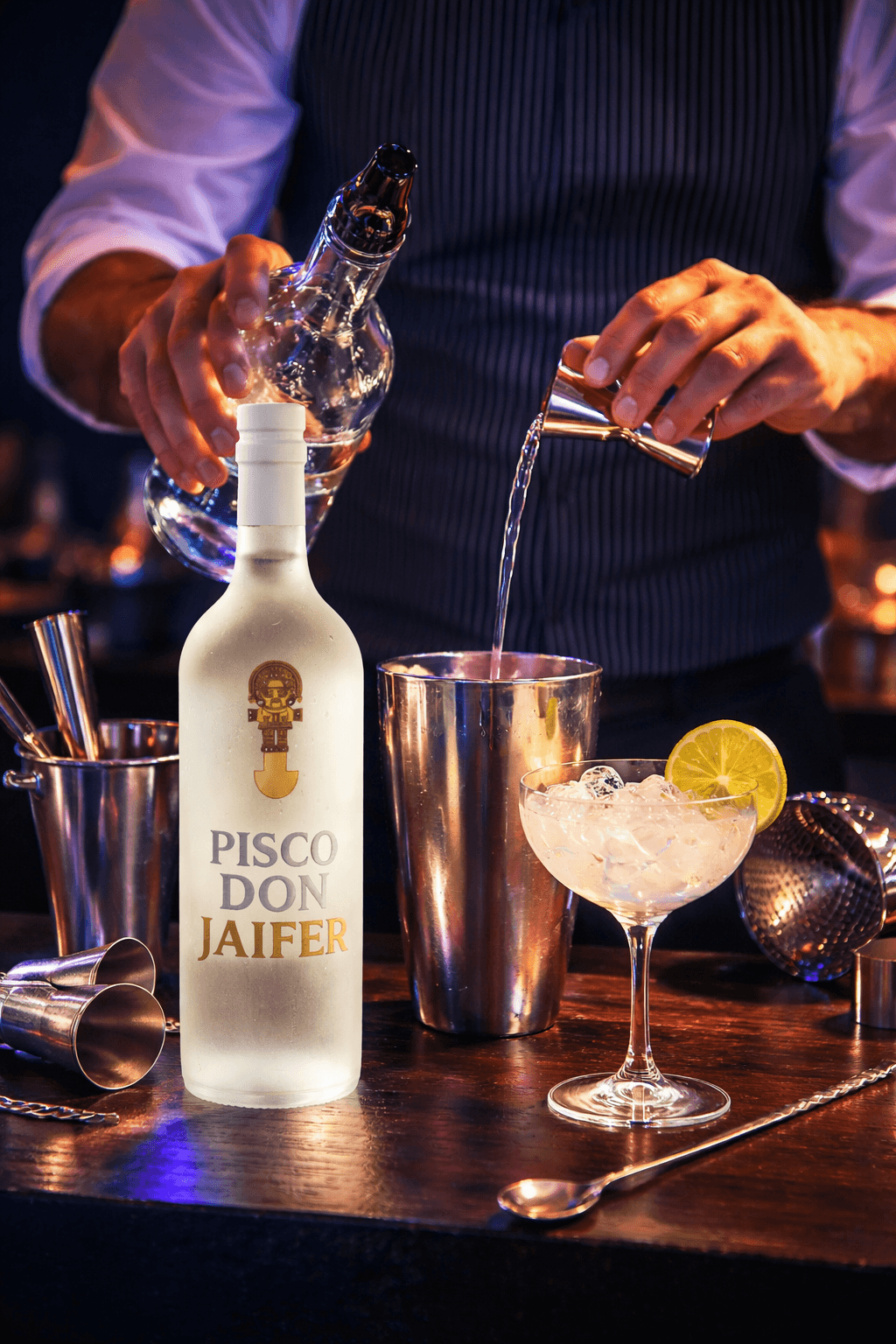 In Pisco Don Jaifer, we dedicate ourselves to the production of piscos of the highest quality, using selected grapes from the best vineyards of Peru. Our artisanal process guarantees an authentic and exceptional flavor. Discover the essence of pisco. Sale of Piscos Don Jaifer