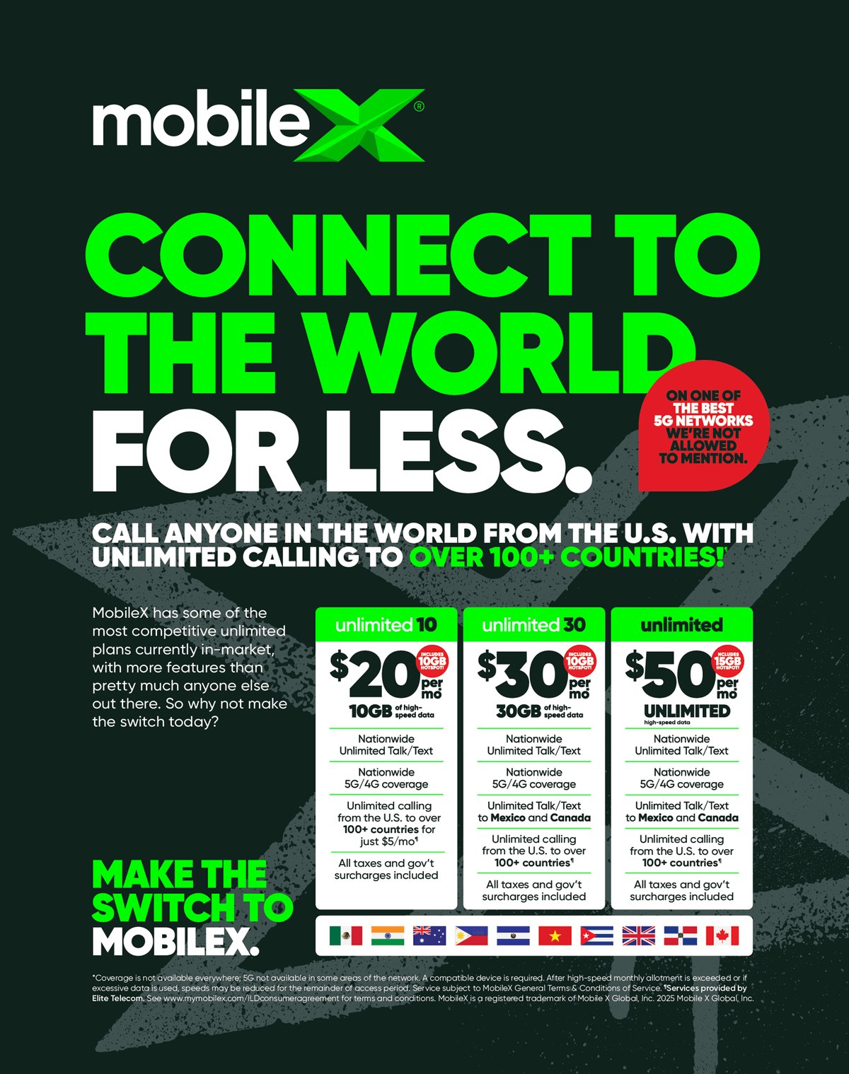 Stay connected to the world for less