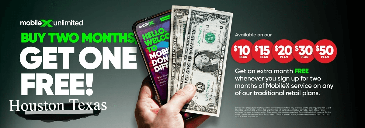 Buy Two Months Get One Free! eSIM and Physical SIM Card Activation.  Special Promotions & Incentives Spend $100 or more during our Customer Appreciation Days to enter to win exclusive prizes