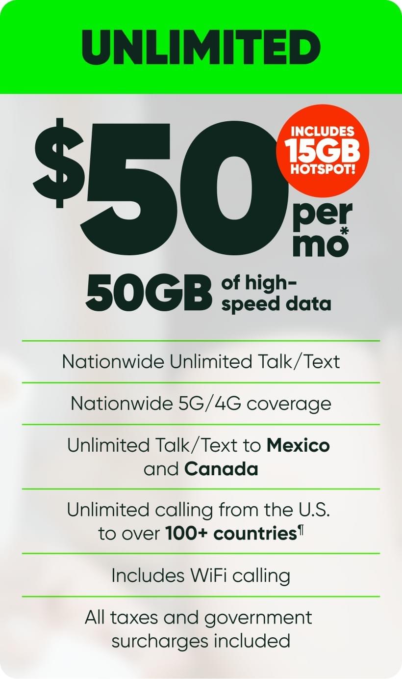 $50/per mo