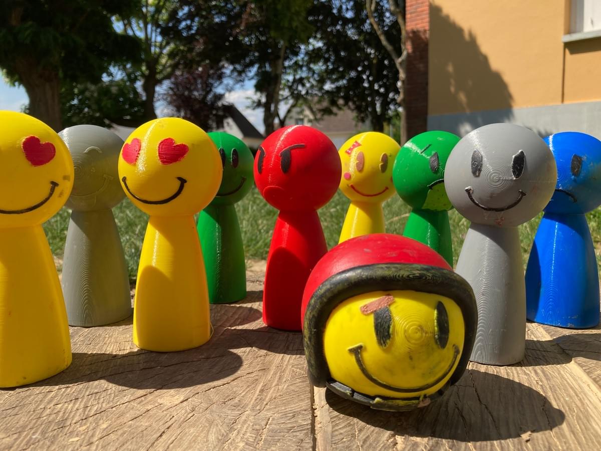 Voici les familles de quille, plusieurs couleurs plusieurs famille 