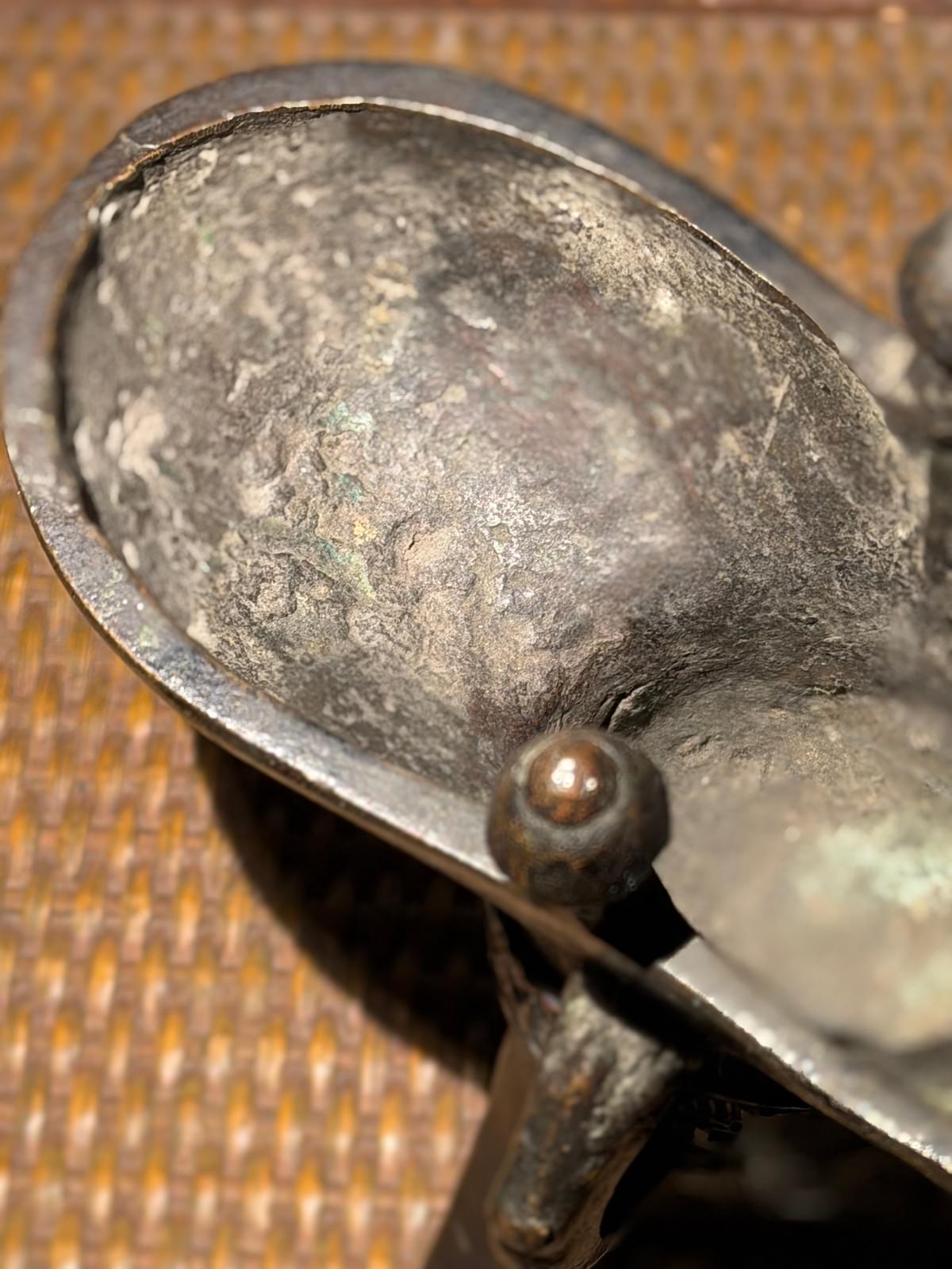 清 同治九年杭州府学制青铜爵