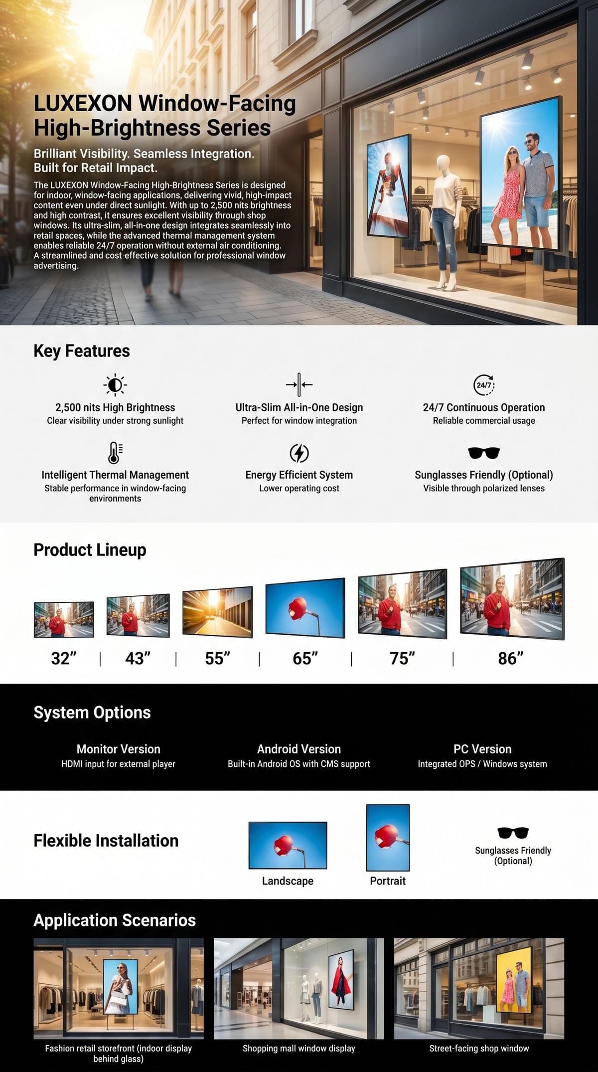 32 inch Outdoor Digital Signage 1