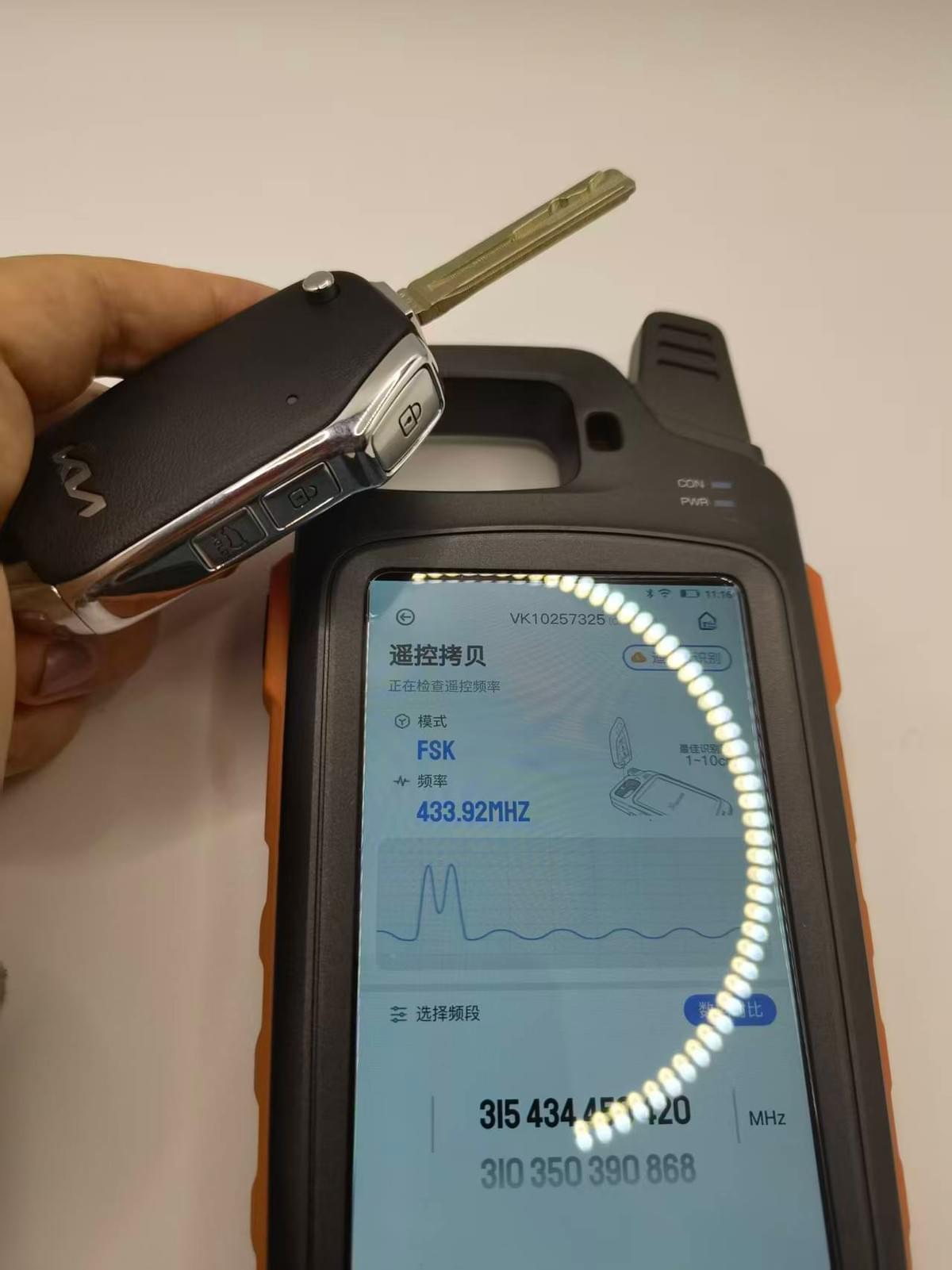 Kia Seltos 2023 Genuine Flip Remote Key 3 Buttons 433MHz 95430-Q5950