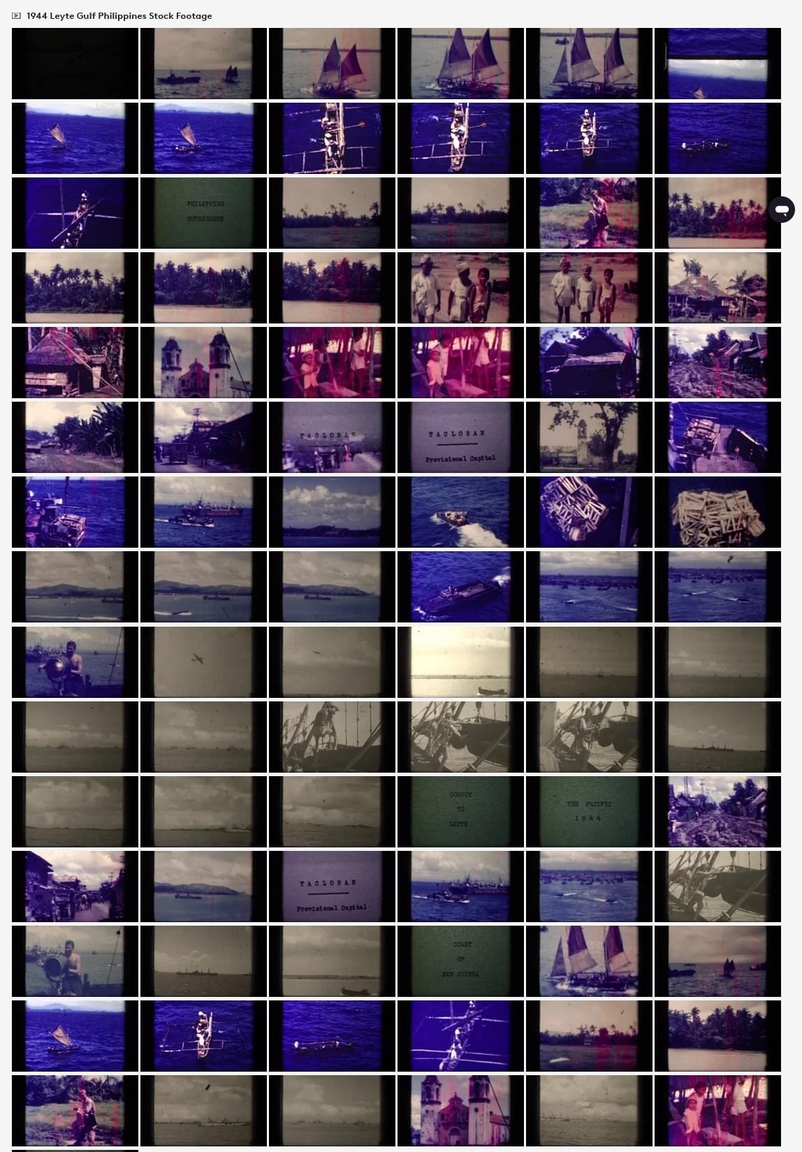 1944 Philippines, 8mm film home movies stock footage