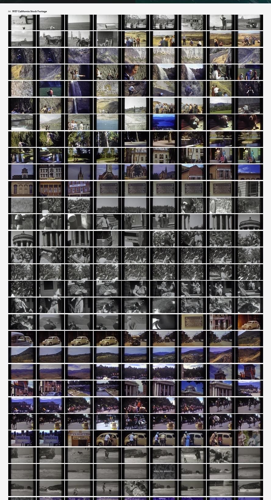 1937 California, 8mm film home movie stock footage