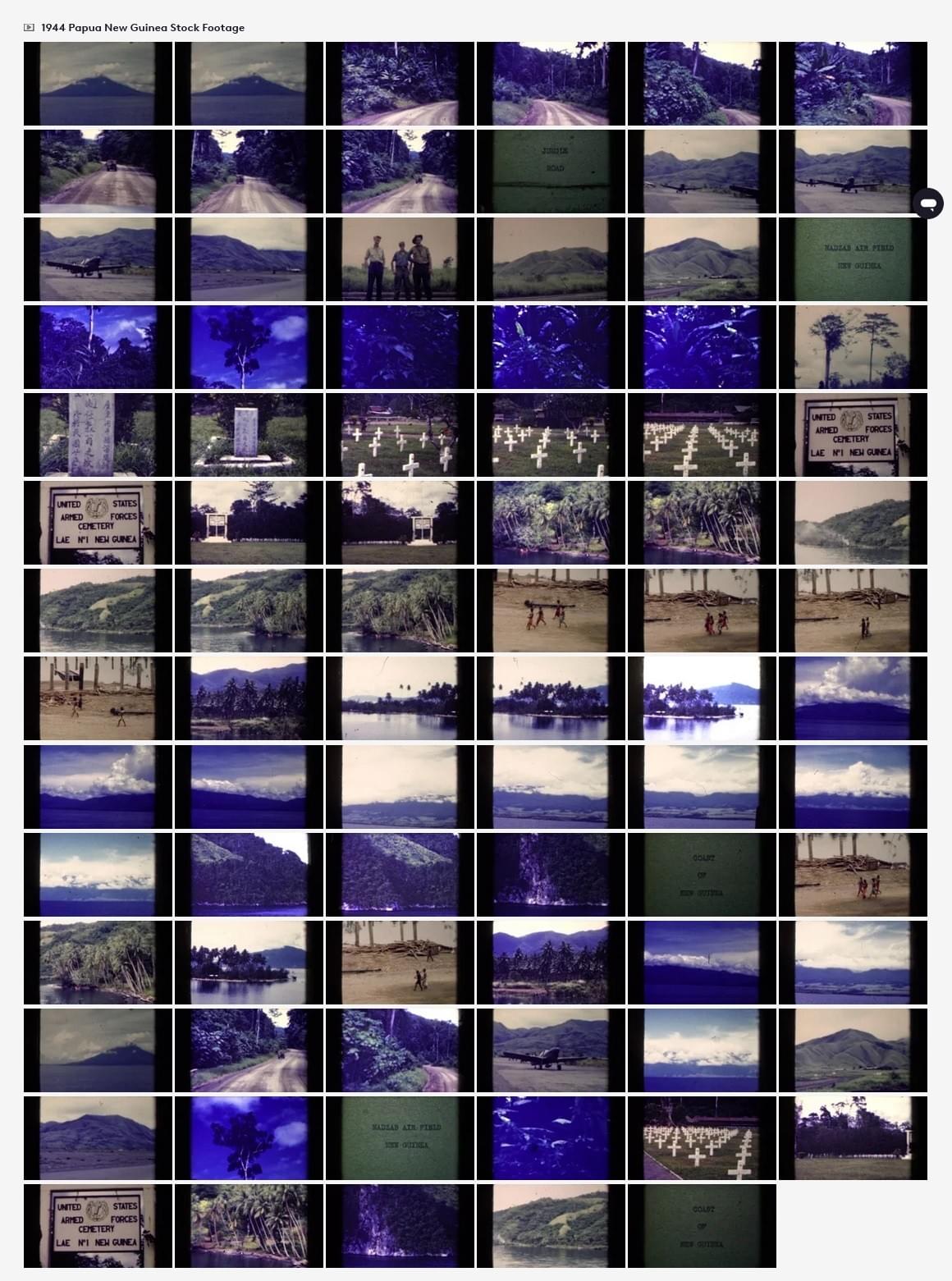 1944 Papua New Guinea, 8mm film home movies stock footage