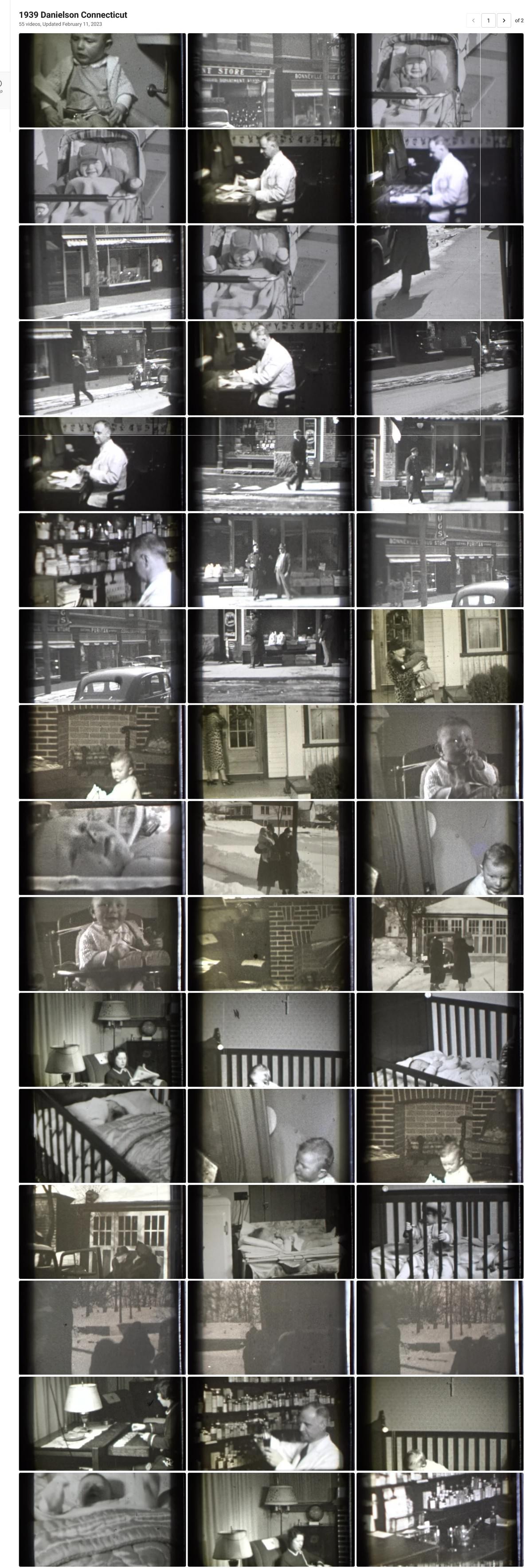 1939 Danielson Connecticut, 8mm film home movie stock footage