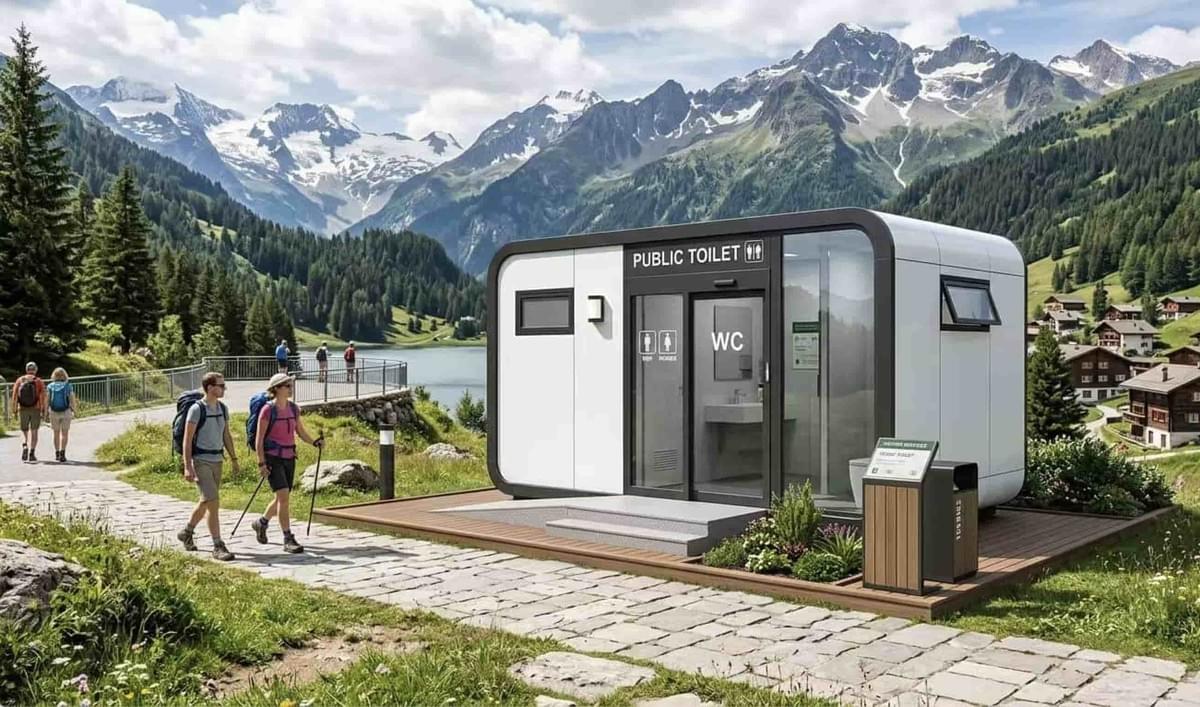 Apple Cabin Portable Toilet