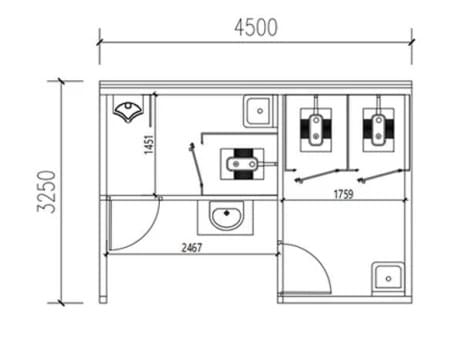 Apple Cabin Portable Toilet