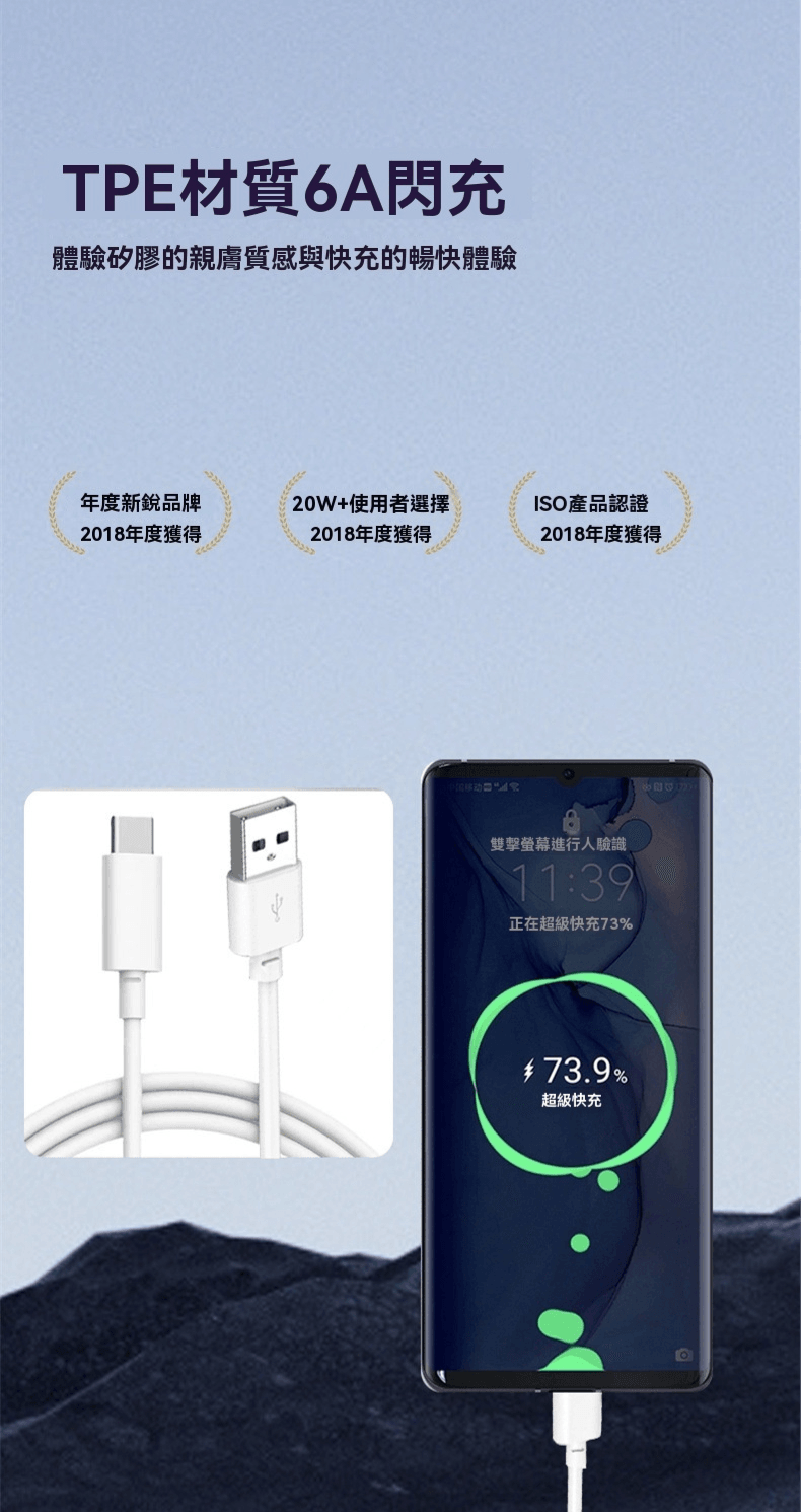 120W 兼容充電線