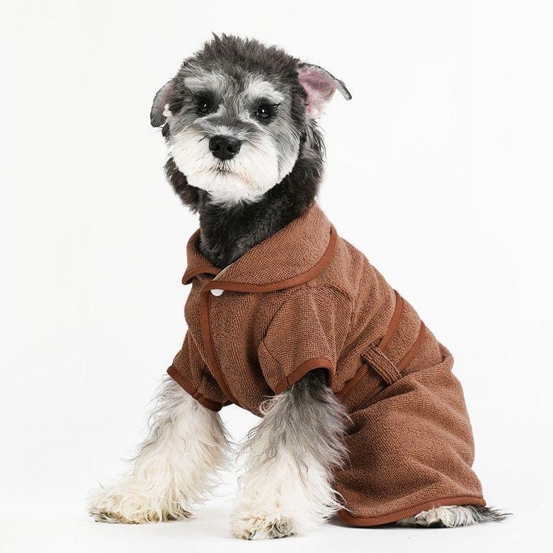 Heavy-Duty Quick-Dry Dog Bathrobe