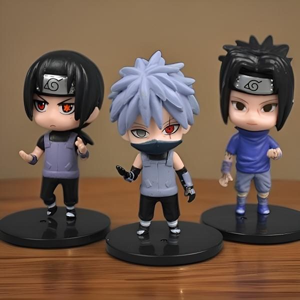 Anime Naruto, Kakashi, Itachi, and Obito Figurines – Collectible Models, Desk Ornaments, Trendy Cart