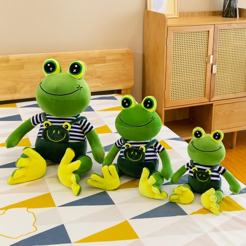 Team Spirit Frog Coach Plush Toy, donk's Exclusive Big-Eyed Frog Doll, Kids' Cuddle Pillow