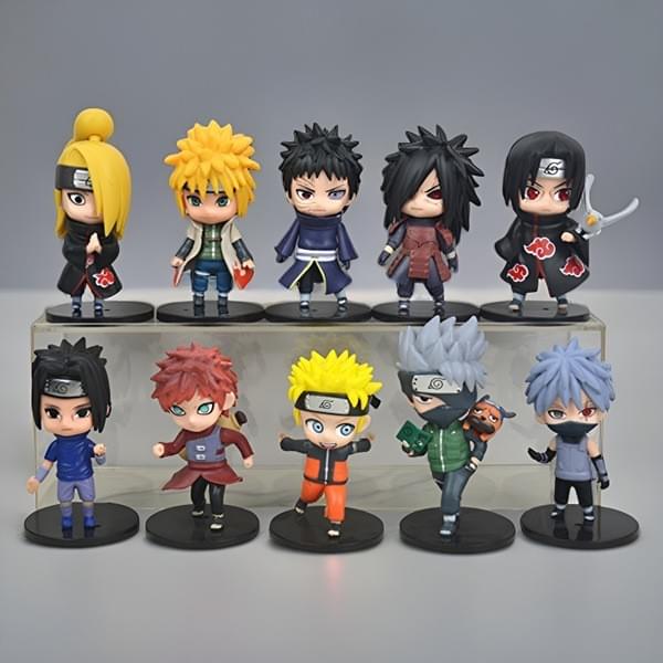 Anime Naruto, Kakashi, Itachi, and Obito Figurines – Collectible Models, Desk Ornaments, Trendy Cart