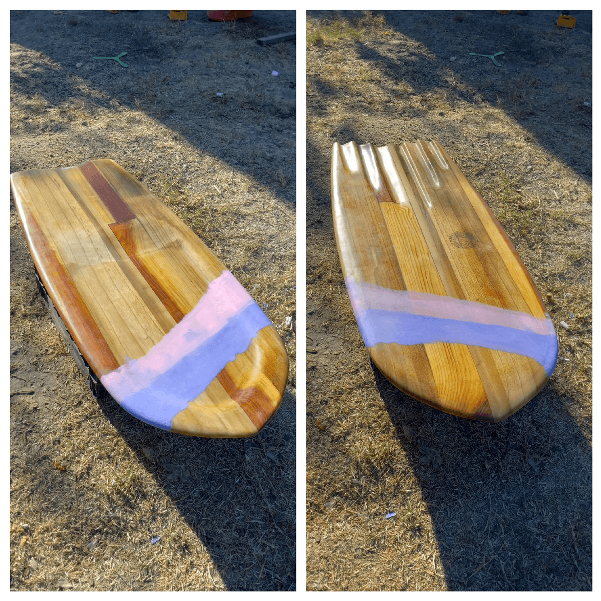 paulownia Paipo.  bodyboard. boogieboard.  wood.  tuberide.  bellyboard