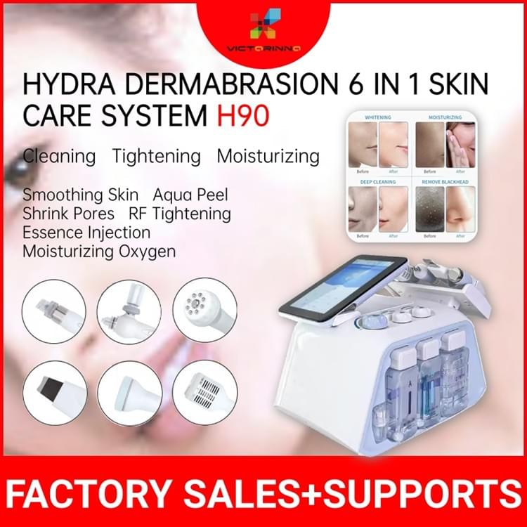 Portable Small Bubble 6 in 1 Skin Care System