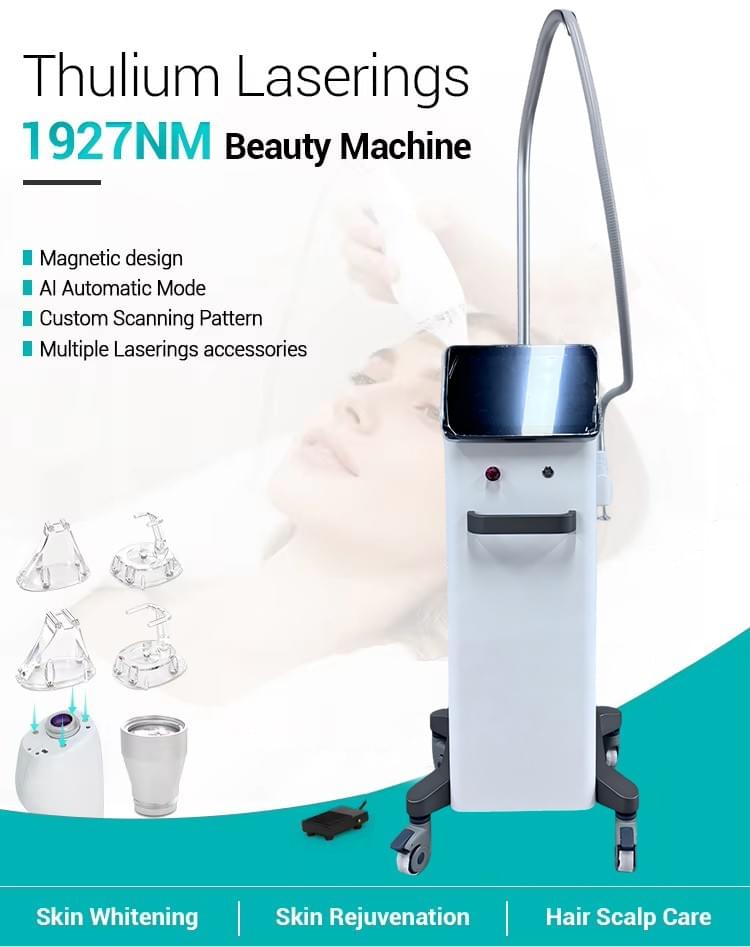 Vertical 1927nm Thulium Laser Skin Care System