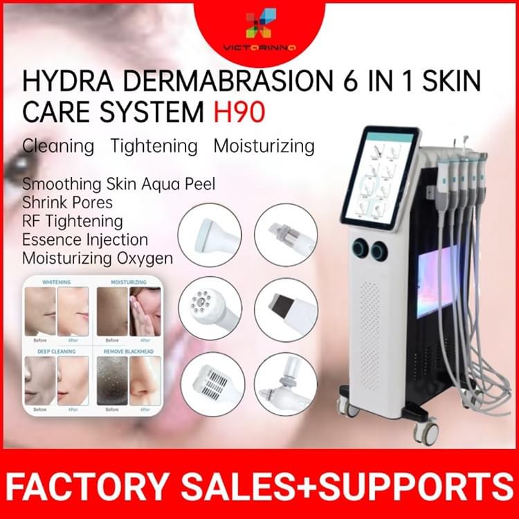Vertical Small Bubble 6 in 1 Skin Care System