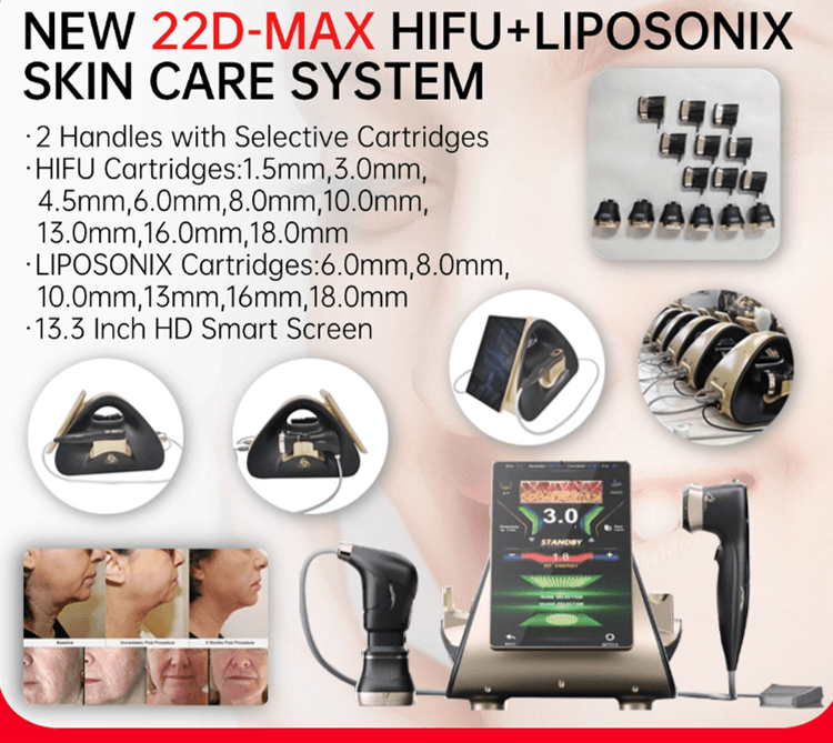 22D-MAX HIFU+Liposonix Face & Body Care System