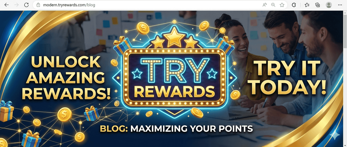 Try Rewards Earn Money to Play Games Banner Image