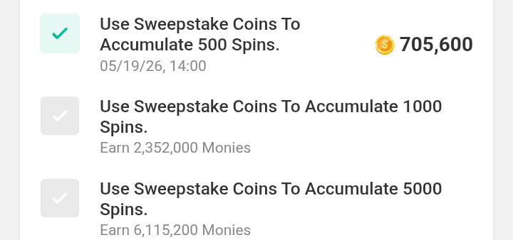 Money Time offerwall tasks for Mad Lab slots game.