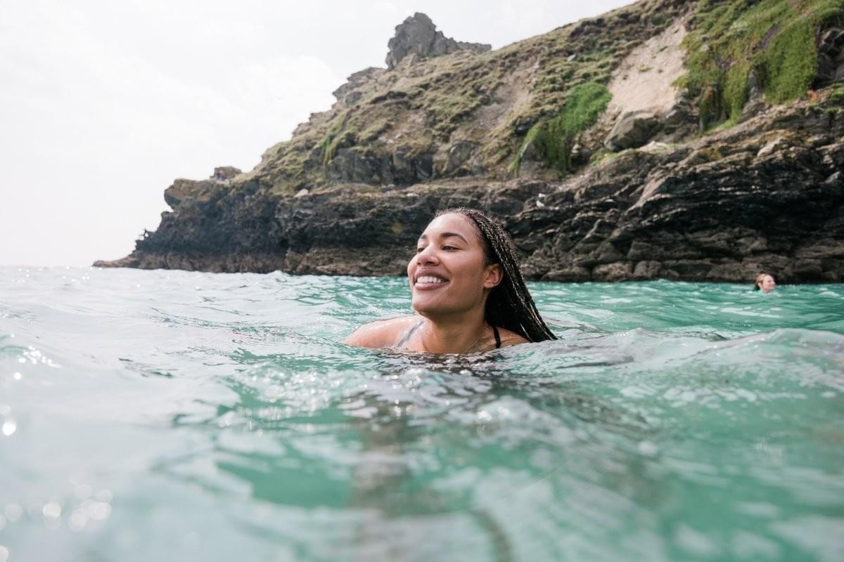 Eco Edit, fair fashion, climate and anti-racist activist -  She connects to her activism through nature and cold-water swimming. She always had a love for nature, and she thinks that’s prevalent to the work that she is doing. As an activist, educator, geography student and sustainability focused content creator, now more than ever she is looking after her mental wellbeing has been a difficult journey. Finding a way to connect racial equality, environmental justice and our oceans saved me. She truly believes that if more people reconnected with nature, we would see a huge positive impact in the social and climate justice space.