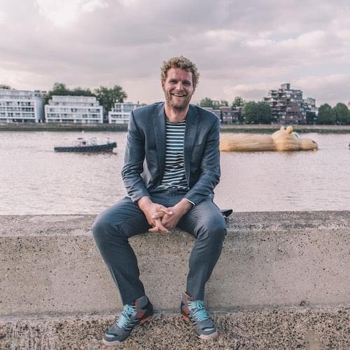 Dutch artist. Rubber Duck. Hippopothames - Florentijn is best known for his playful urban installations that see animals scaled up to larger-than-life proportions. his most famous projects include the monumental floating duck which traveled to numerous international cities, the huge 'hippopothames' which made its way down the river thames. Rubber ducks have appeared in cities around the world including Hong Kong, Pittsburgh, Toronto, Baku and Sydney. The message behind the work is that we should be conscious of one another and the environment, because the world is our global bathtub. We are one big family and we are responsible for the world. It is beautiful to see how a serious and universally understood message can be spread in a playful way through art.