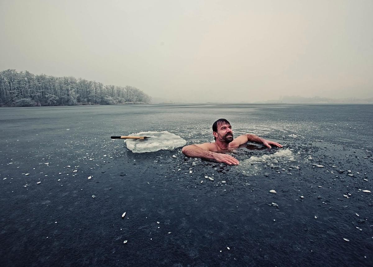 The Iceman - Wim Hof, also known as The Iceman, is a Dutch extreme athlete noted for his ability to withstand freezing temperatures. He has set Guinness world records for swimming under ice and prolonged full-body contact with ice, and still holds the record for a barefoot half-marathon on ice and snow. More inspiration about Wim Hofman method    “When we interact with nature, miraculous things can happen. Whenever you go beyond the rigid patterns of thinking, challenging yourself, you can receive the bounty of experience from hard nature.”