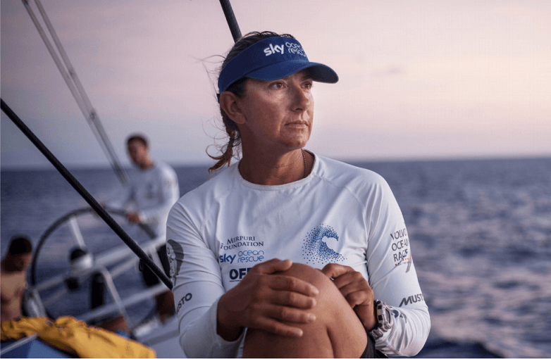 Advocate for ocean health, Yachtswoman, Teamwork - Sailors from the 2017-18 Race have come on board to support our learning resources - the UK’s Dee Caffari, who skippered Turn the Tide on Plastic team during the last Race, have highlighted the role of education to empower and inspire action. As the world becomes increasingly aware of the challenges we face due to pressures on our ocean and environment we are reminded by these champion sportswomen of the determination, bravery and, above all, commitment to teamwork needed to face and overcome these challenges. “The big decisions you make are those which you grab with both hands.” . Leadership tips from Dee Book: Against the flow