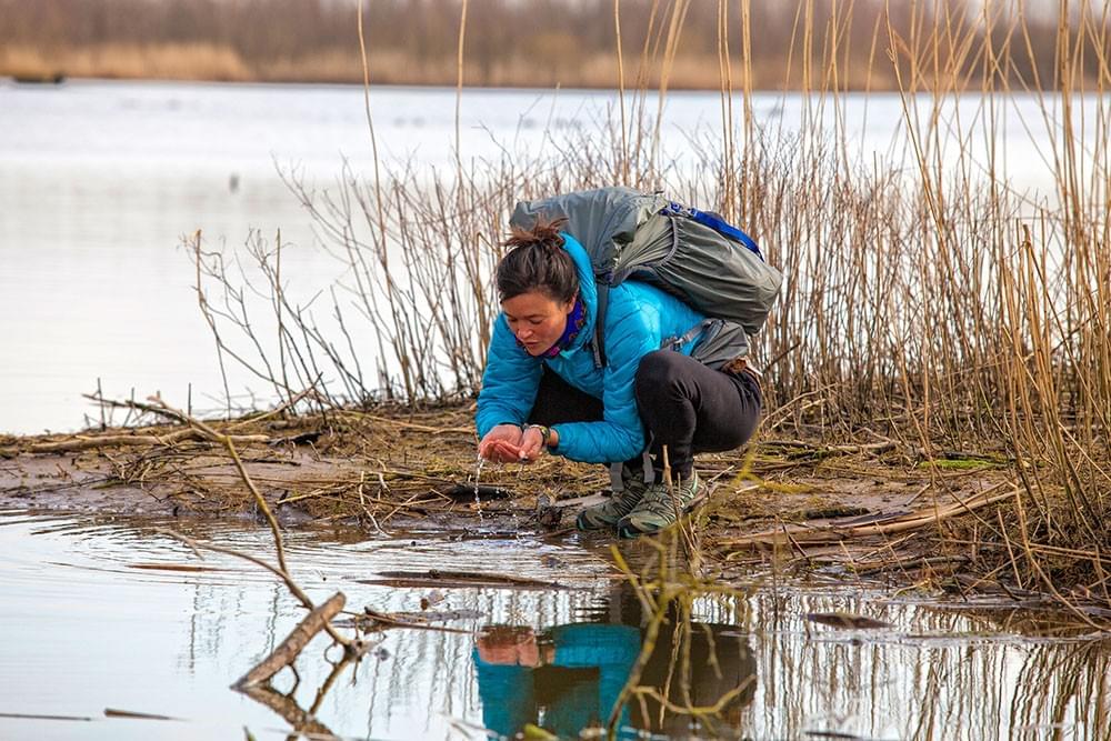 Drinkable Rivers, Watershed Mobilizer, Nomadic School - She dreams of Drinkable Rivers as indicators of healthy living. She mobilizes people for water and whole healthy and thriving ecosystems. During the summer of 2018, she walked 1061km from the source of the River Meuse to the North-sea for Drinkable Rivers (Documentary: Drinkable Meuse). Li An Phoa is a university teacher (ecology, business, philosophy) at the Nyenrode Business School and at the Rotterdam School of Management, Erasmus University (taught outdoor master electives 'Sustainability Grand Challenges: Polluted Rivers'). She shares her vision on ecology and economy with her nomadic school, Spring College.