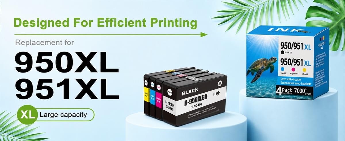 950XL 951XL Ink Cartridges for HP 950 951 Ink Cartridges Combo Pack Compatible for OfficeJet 