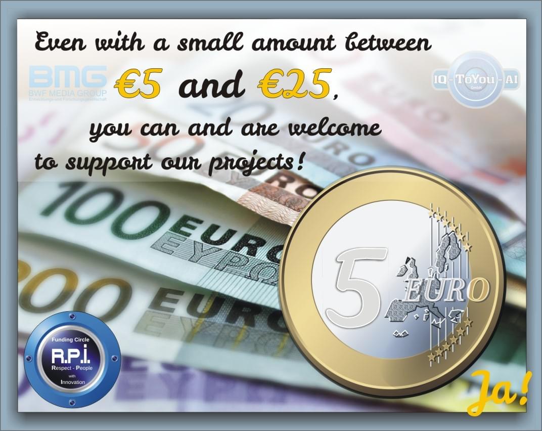 € 5 and € 25