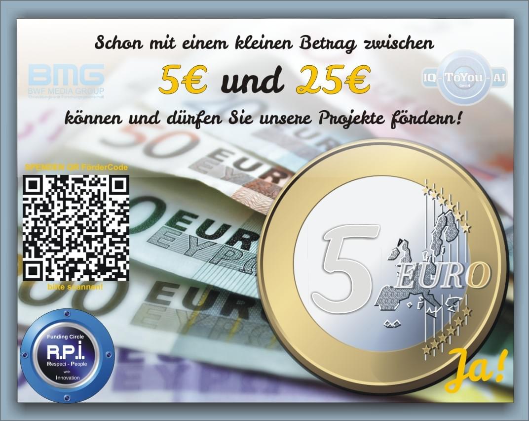 3 € und 25 €