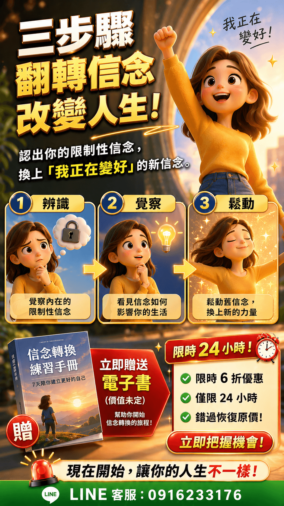 [限時優惠]線上課程《KS23知達覺醒》2.3信念轉化階-認出你內在的限制性信念(附贈電子書)