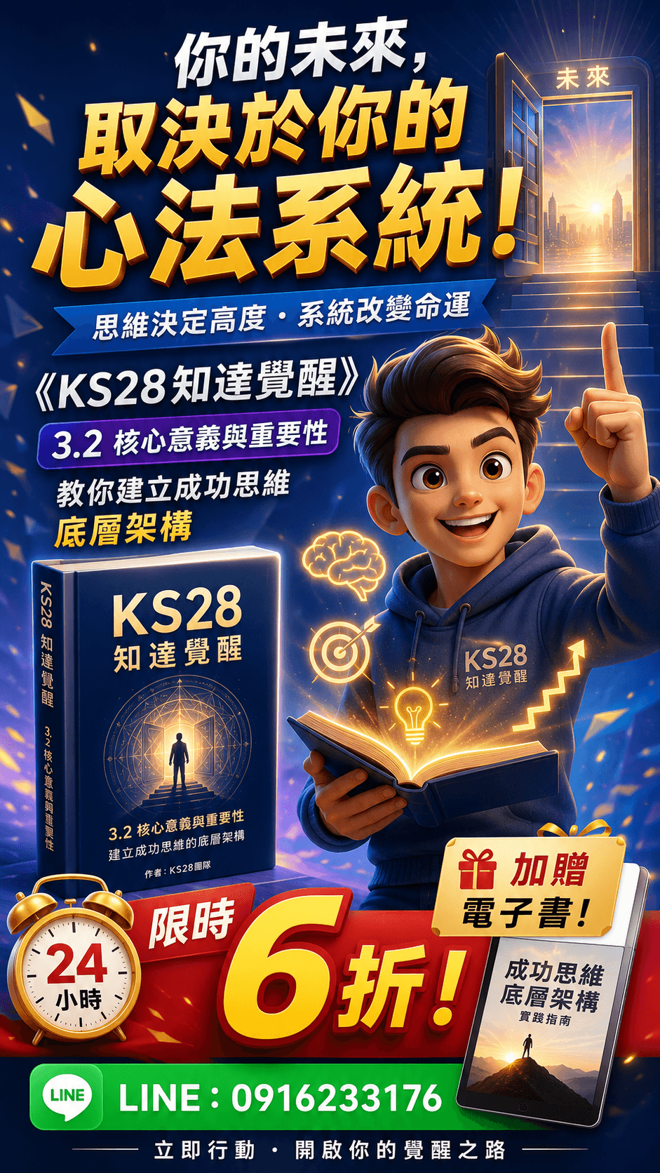 [限時特價]線上課程《KS28知達覺醒》3.2第三階：心法建構階-核心意義與重要性（附贈電子書