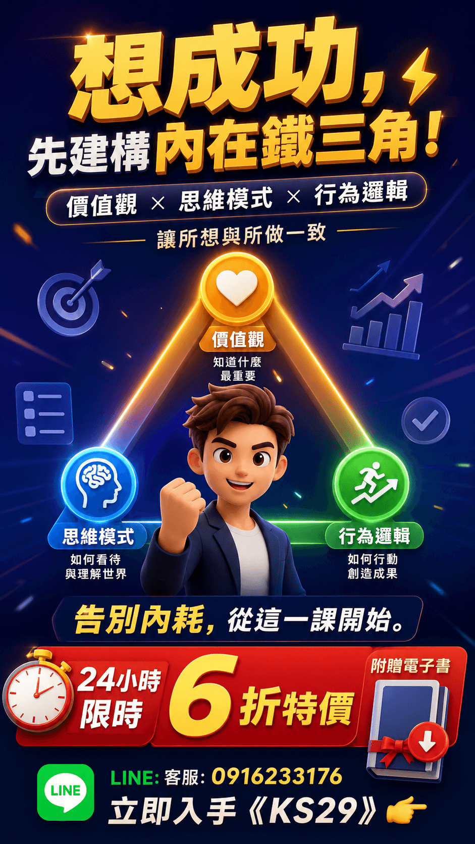 [限時優惠]線上課程《KS29知達覺醒》心法建構3.3三大核心架構(附贈電子書)