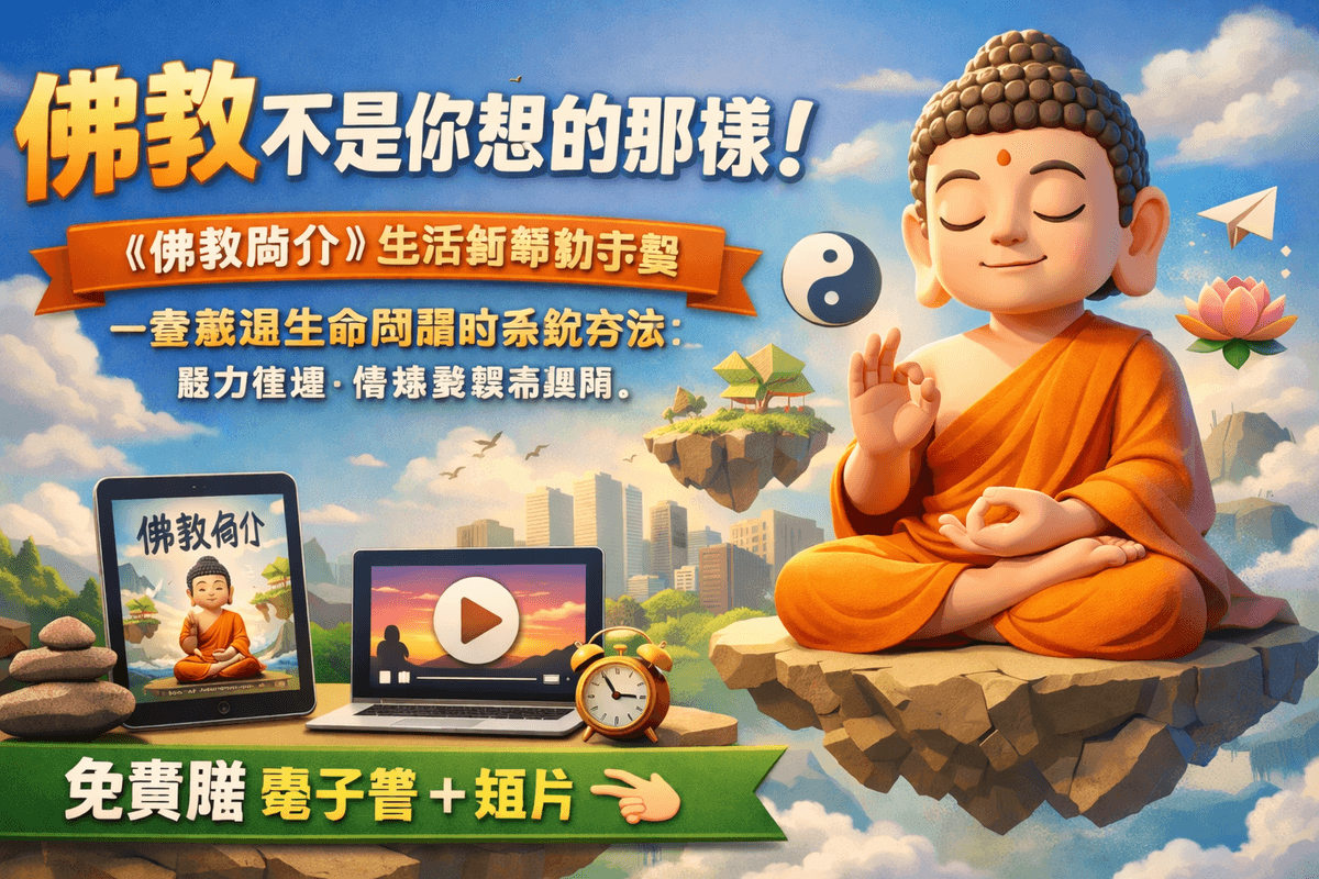 [結緣品]EB電子書《宗教R01佛教簡介》生活哲學的啟示錄 (附贈電子書)