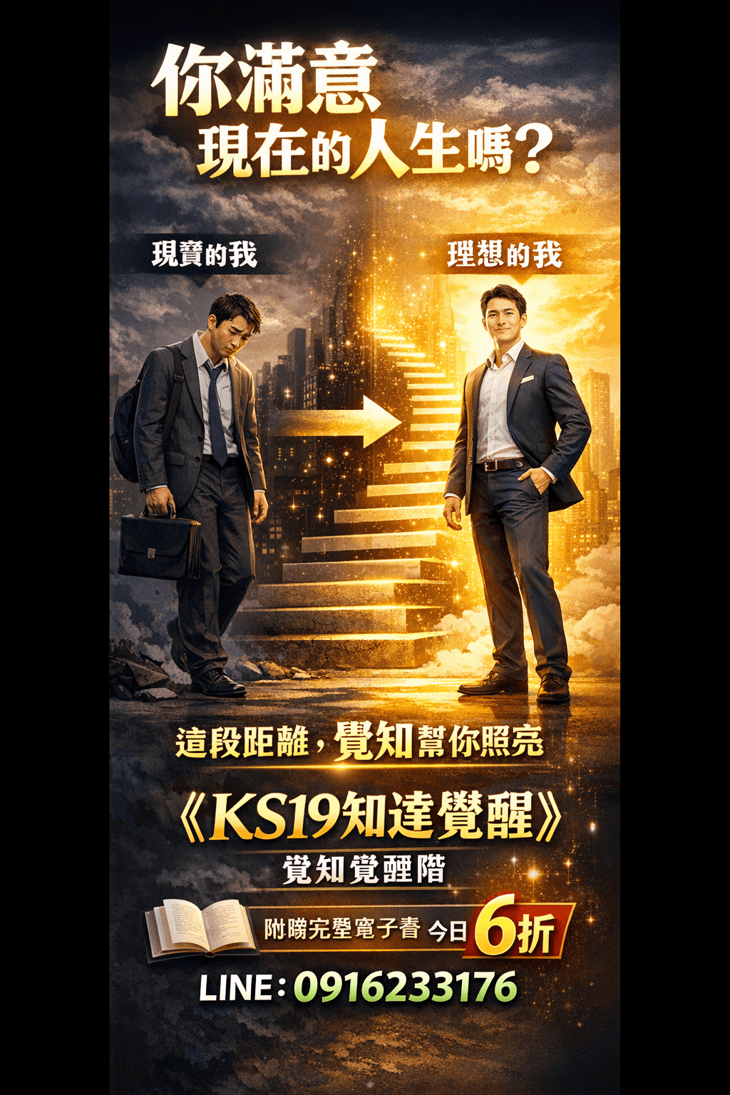 [限時優惠]線上課程《KS19知達覺醒》覺知覺醒階1.6活出你夢想的生命版本(附贈電子書)