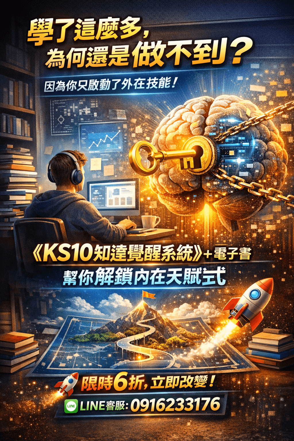 [限時優惠]線上課程《KS10知達覺醒系統》靈修與實相 雙軌並行 (附贈電子書)