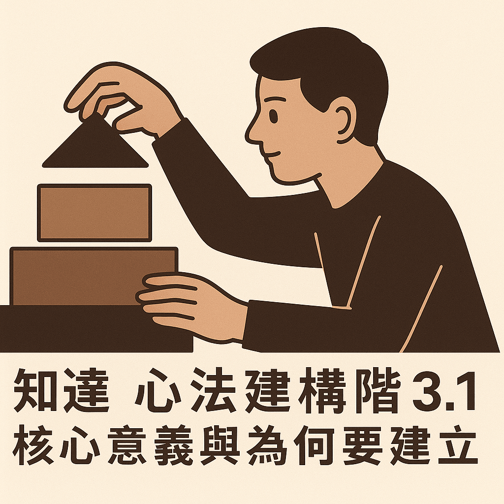 知達第三階|心法建構階3.1心法建構的核心意義與為何要建立 - 訪客瀏覽文章